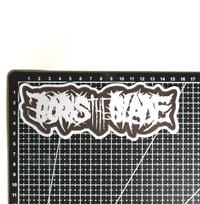 Image 2 of Large Boris The Blade Band Logo Matte Vinyl Sticker