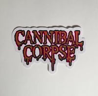 Image 1 of Large Cannibal Corpse Weatherproof Matte Vinyl Sticker/Vehicle Decal