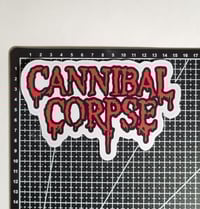 Image 2 of Large Cannibal Corpse Weatherproof Matte Vinyl Sticker/Vehicle Decal