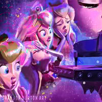 Image 3 of Peaches Song | Super Mario Bros. Painting