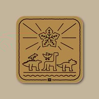 Image 1 of "Land Before" Sticker