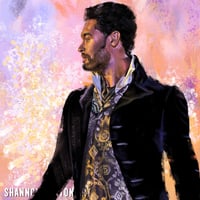 Image 3 of I Burn For You | Bridgerton Daphne & Simon Painting Painting