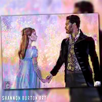 Image 4 of I Burn For You | Bridgerton Daphne & Simon Painting Painting