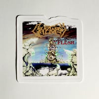 Image 1 of Cryptopsy Blasphemy Made Flesh Glossy Finish Vinyl Sticker