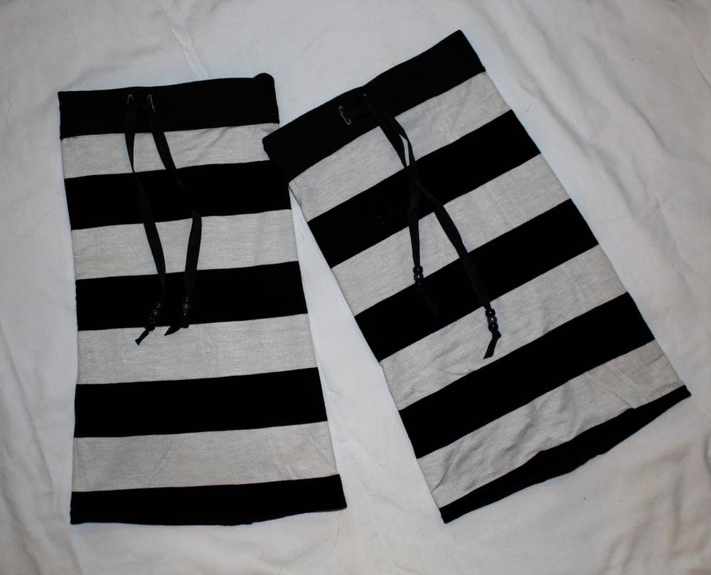 Image of Stripey Legwarmers