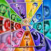 Image 9 of Range of Emotions | Inside Out 2 Movie Poster Painting