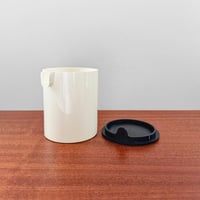 Image 3 of Stelton EM77 White Sugar Bowl and Creamer
