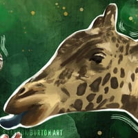 Image 4 of Joel & Ellie Giraffe Scene | The Last of Us Painting