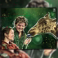 Image 5 of Joel & Ellie Giraffe Scene | The Last of Us Painting