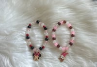 Image 1 of Minnie & Daisy Duo – Handmade Beaded Bracelet | Disney-Inspired Jewelry for Everyday Magic