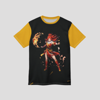 Image 1 of Warrior Queen of Flames Graphic Short Sleeve T-Shirt