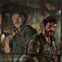 Image 1 of When Joels Collide | Joel Miller The Last of Us Pedro Pascal Troy Baker Painting