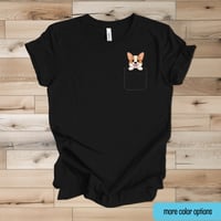 Image 1 of Pocket Corgi Unisex T-shirt