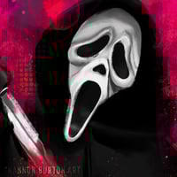 Image 2 of Ghostface | Scream Horror Painting
