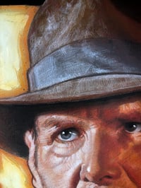 Image 2 of Indiana Jones original painting 16"x20"