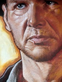 Image 3 of Indiana Jones original painting 16"x20"