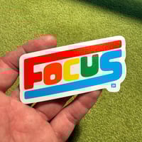 Image 2 of "Focus" Sticker