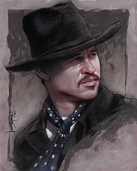 Doc Holliday original painting 8x10"