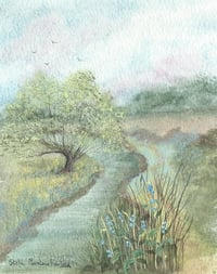 Image 2 of Forget Me Not 2426 - Open Edition Print - Miniature.