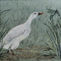 Image 2 of Duck and Dragonfly 3541 - Open Edition Print - Miniature.