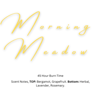 Image 2 of Morning Meadow- 7 oz candle