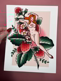 Image 2 of Strawberry Babe high quality print 