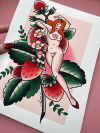 Image 3 of Strawberry Babe high quality print 