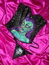 Image 1 of Demon Corset and Thong Set