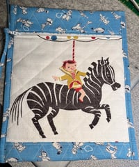 Image 1 of Child on Horse Zippered Bag