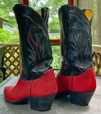 Image 2 of Scarlet Red Stingray Western Cowboy Boots