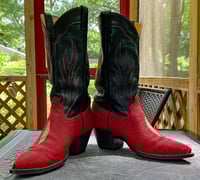Image 4 of Scarlet Red Stingray Western Cowboy Boots