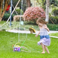 Image 5 of Space Rocket Octopus Sprinkler Water Toy Automatic Rotation Fun Spray Water Children's Water Play...