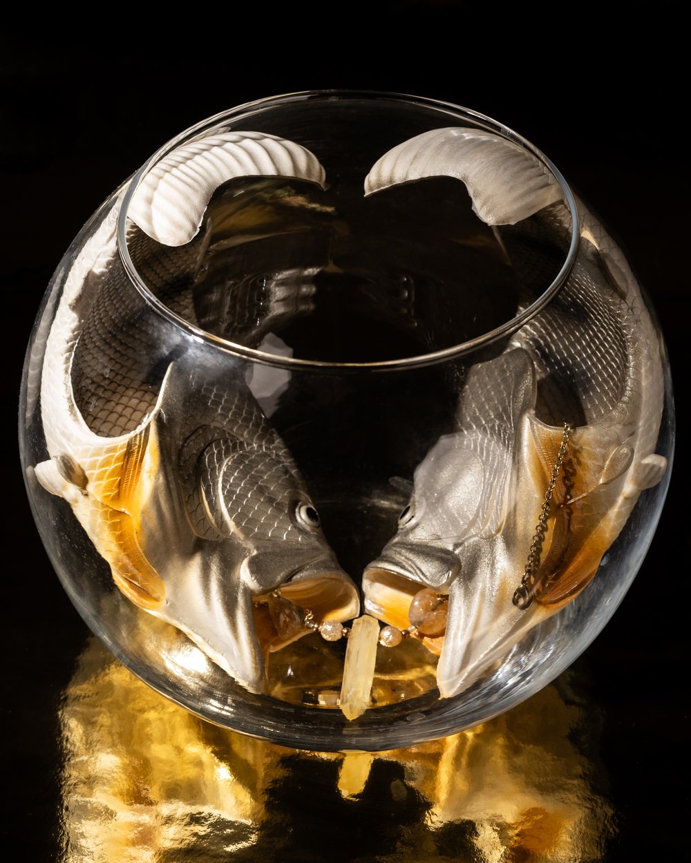 Image of GOLD FISH necklace
