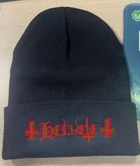 Helvete red logo Beanie.