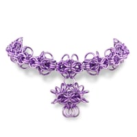 Image 1 of ULTRAVIOLET ROSARY 𒌐 Choker With Pendants ✧ Anodized Alluminium Edition ✧