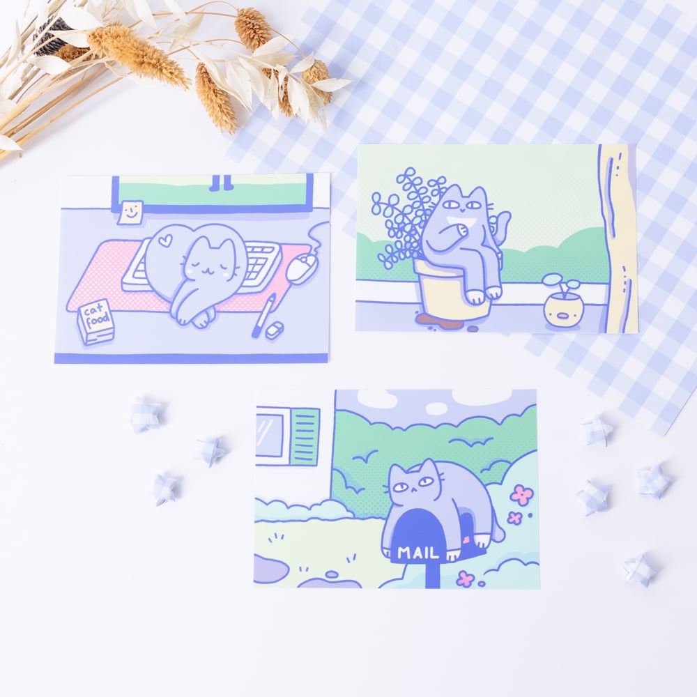 Image of Postcard Prints Jürgen the Cat