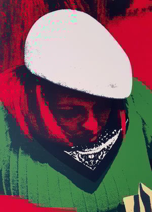 Image of "RED RIGHT HAND" - Faye Dunaway Limited Edition Screenprint