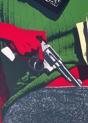 Image of "RED RIGHT HAND" - Faye Dunaway Limited Edition Screenprint