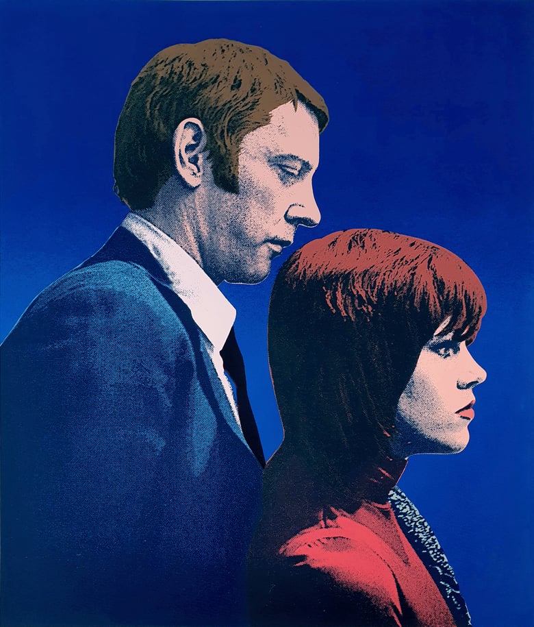 Image of "PARTY FEARS TWO" - Jane Fonda/Donald Sutherland Limited Edition Screenprint