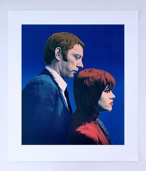 Image of "PARTY FEARS TWO" - Jane Fonda/Donald Sutherland Limited Edition Screenprint