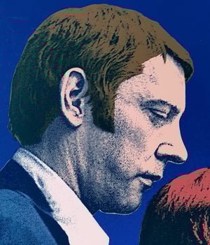 Image of "PARTY FEARS TWO" - Jane Fonda/Donald Sutherland Limited Edition Screenprint