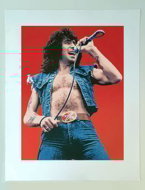 Image of "ROCKER" - Bon Scott AC/DC Limited Edition Screenprint