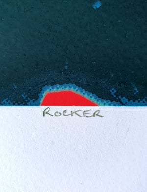 Image of "ROCKER" - Bon Scott AC/DC Limited Edition Screenprint