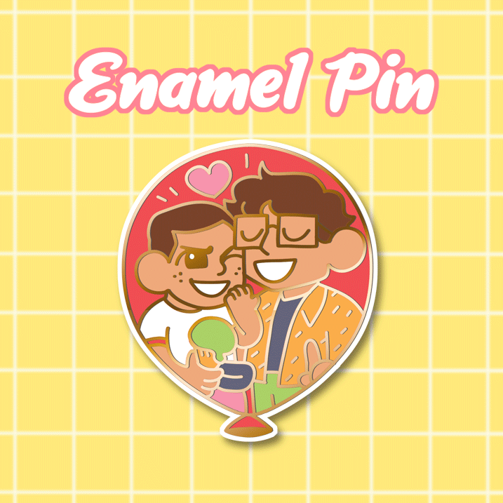 Red balloon of love (pin)