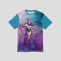 Image 1 of Warrior Queen With Sword Short Sleeve T-shirt