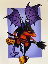 "Trick or Squeak" (Mini Print)- By Erin Chance
