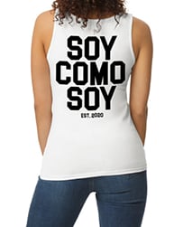 Image 2 of Ladies White SCS Tank Top
