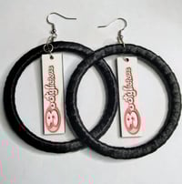 Image 3 of Bootylicious Ribbon Earrings –Afrocentric Statement Jewelry | Handmade 