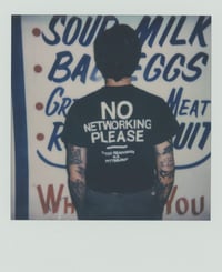 Image 2 of NO NETWORKING PLEASE Pocket Tee