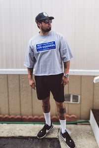 Image 4 of Los Dodgers Cropped crewneck 